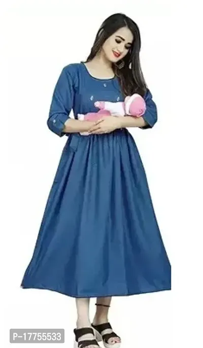 A-Line   Cotton Kurta For Women-thumb0