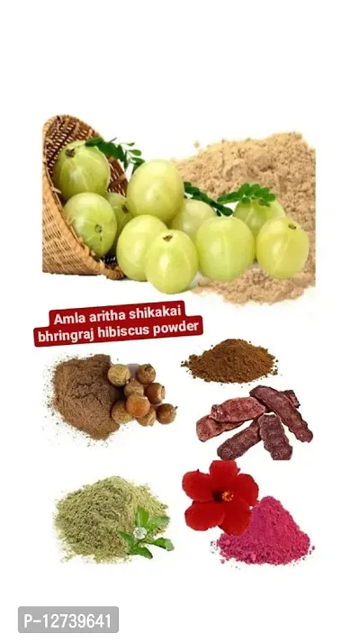 naturenest natural amla reetha shikakai bhringraj hibiscus powder 50 gm each 250 gm for hair natural powder