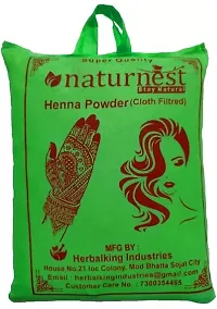 naturenest 100% pure and natural henna leaves powder for hair and hand man and woman for use rajasthani speacial henna powder mehndi powder hina powder 200 gm-thumb1