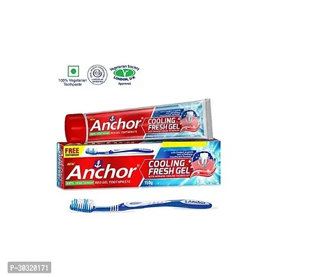 Anchor Cooling Fresh Gel Toothpaste with Tooth Brush - 150 Grams-thumb0