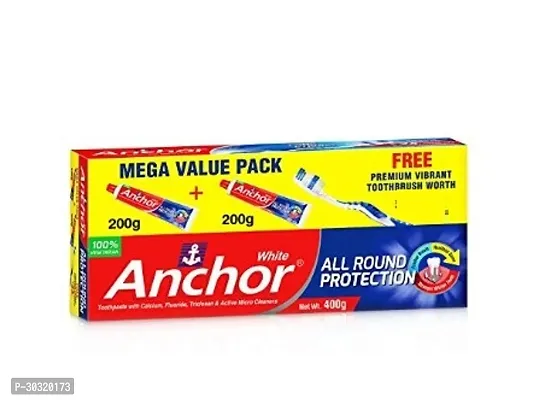 Anchor All Round Protection Toothpaste with Tooth Brush - 400 Grams