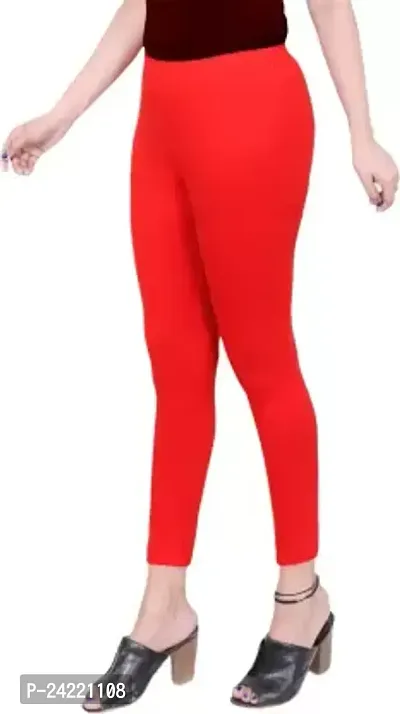 Stylish Cotton Lycra Leggings for Women Girls-thumb0