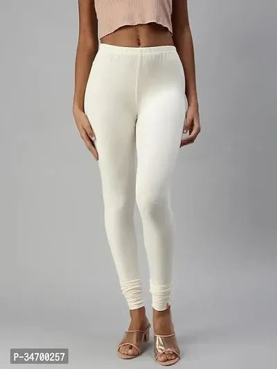 Trendy Solid Cotton Leggings For Women-thumb0