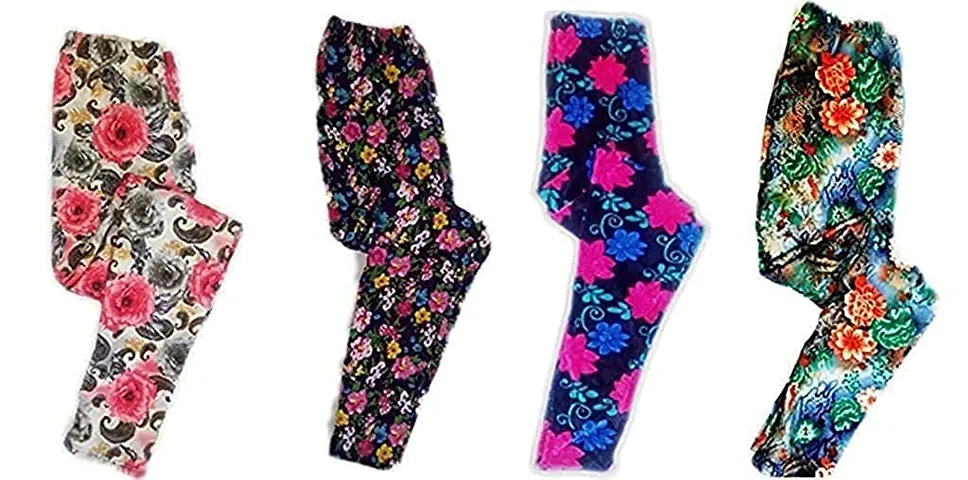 Girls/Women Winter Woolen Fleece Pyjamas/Legging For Casual