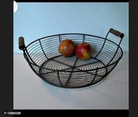 Classic 1 Tier Fruit Basket Bowl Organizer Storage Tray Tiered Stand Holder-thumb0