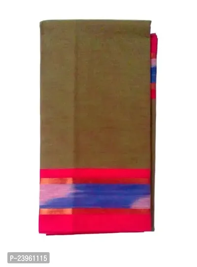 Fancy Cotton Saree With Blouse Piece For Women-thumb0
