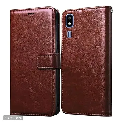 Samsung Galaxy A2 Core Brown Flip Cover