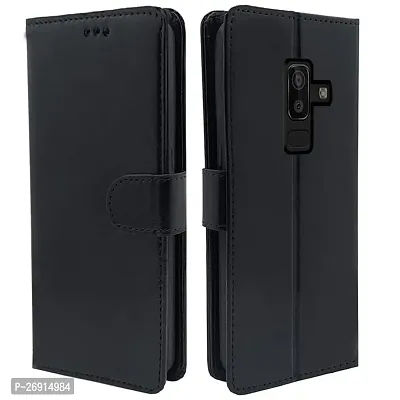 Samsung Galaxy J8 A6 plus Black Flip Cover-thumb0