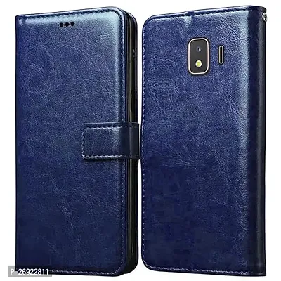 Samsung Galaxy J2 Core Blue Flip Cover-thumb0