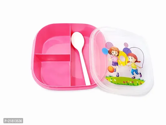 School Lunch Box | Pink Lunch Box For Kids | Tiffin Box