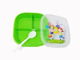 School Lunch Box plastic Lunch Box For Kids | Tiffin Box ( Pack Of 2  )-thumb2