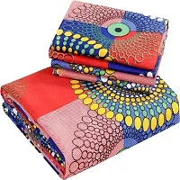 Amvy Creation 144 TC Polycotton 3D Printed Double Bedsheet with 2 Pillow Covers (Multicolour, Size 87 x 87 Inch)-thumb2