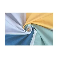 Amvy Creation 160TC Supersoft Glace Cotton Double Bedsheet with 2 Pillow Covers (Multicolour, Size 90 x 90 Inch)-thumb1