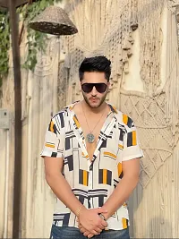 Classy and Attractive Printed Shirt Collection - Must-Have White Color-thumb4