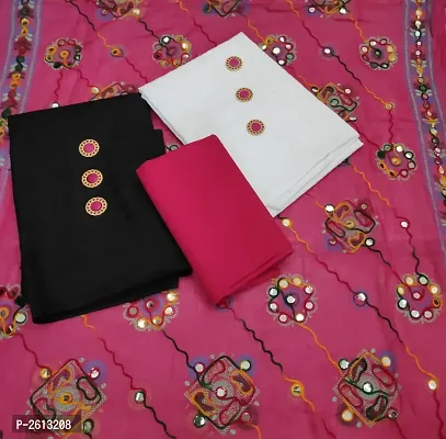 Graceful Chikankari Cotton Dress Material With Dupatta