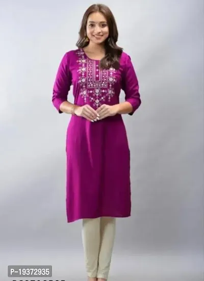 Fancy Rayon Kurti for Women-thumb0