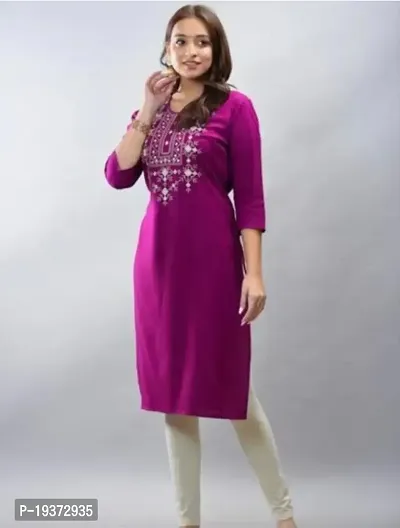 Fancy Rayon Kurti for Women-thumb2