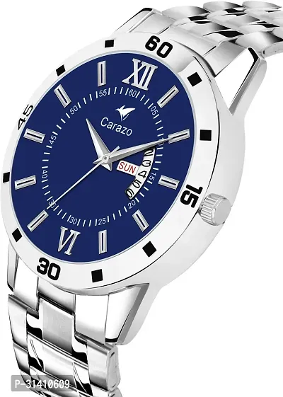 Stainless steel blue dial watches for men watch for boys men watches wrist watches men mens watch-thumb4