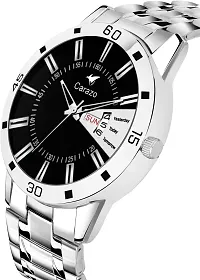 Stainless steel black dial watches for men watch for boys men watches wrist watches men mens watch-thumb3