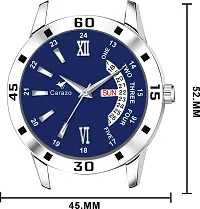 Stainless steel blue dial watches for men watch for boys men watches wrist watches men mens watch-thumb3