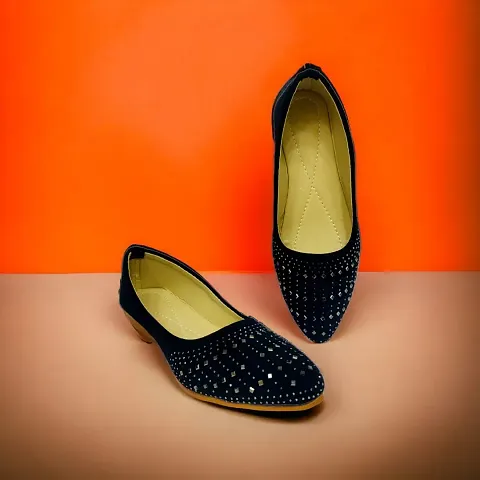 Elegant Synthetic Embellished Bellies For Women