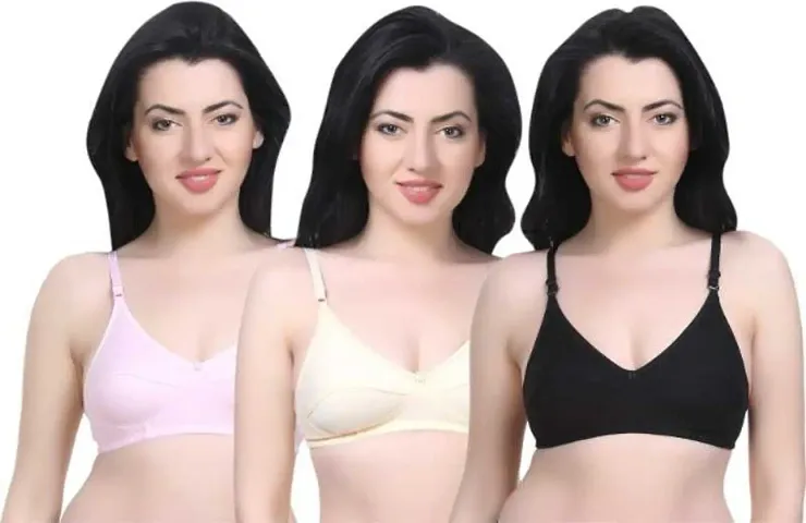 Fancy Ladies Bra (Pack Of 3)