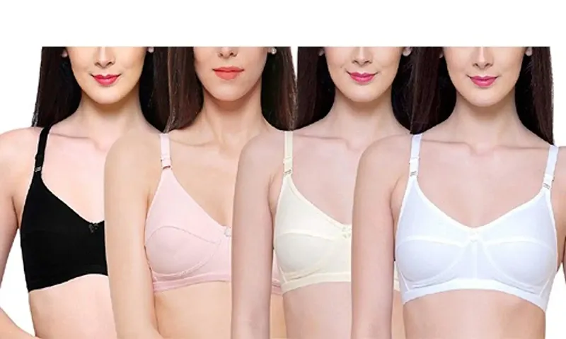 Trendy Solid Bras Combo