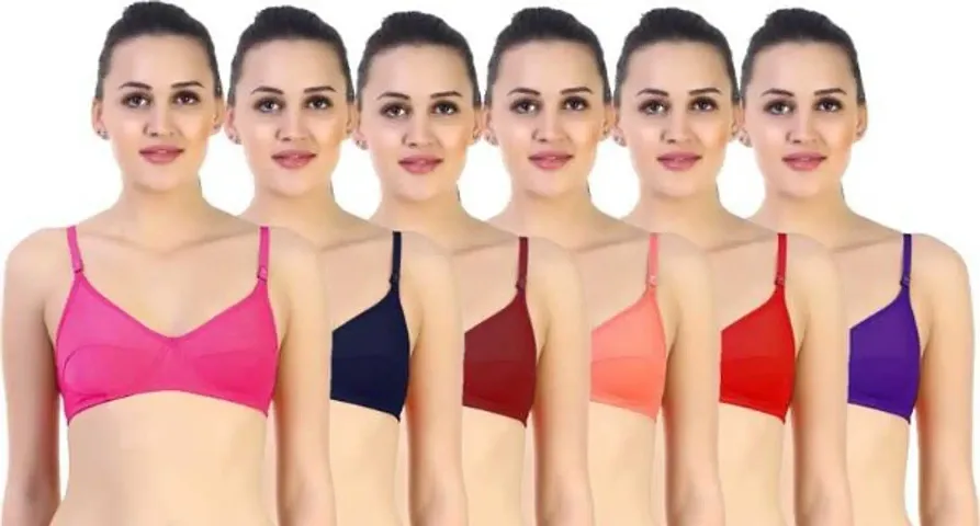 Womens Light Padded Bras Pack Of