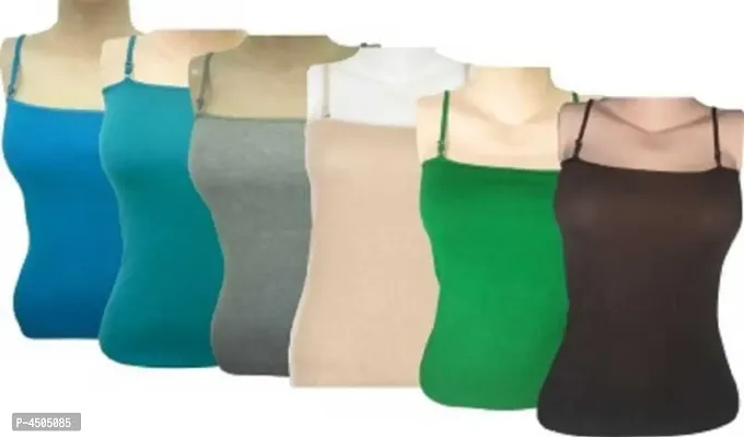 women multicolour camisole pack of 6