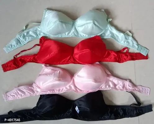 women fancy padded bra pack of 4