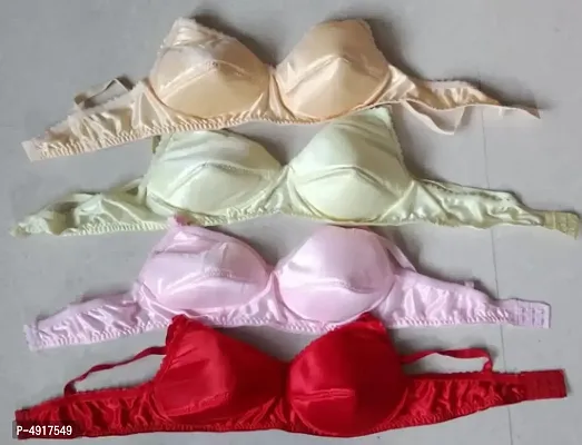 Buy women fancy fully padded bra pack of 5 Online In India At