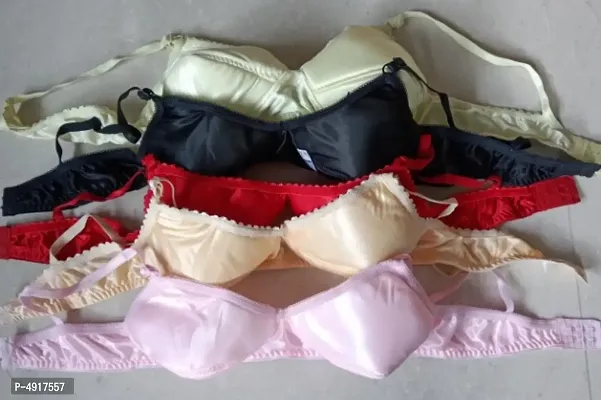 women fancy fully padded bra pack of 5-thumb0