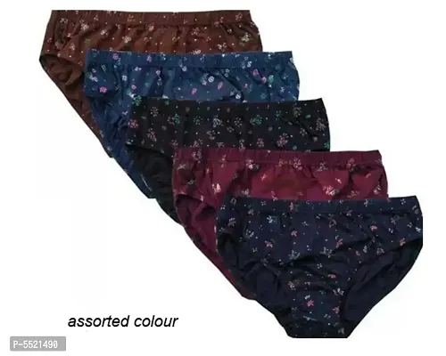 women hipster flower printed panty pack of 5