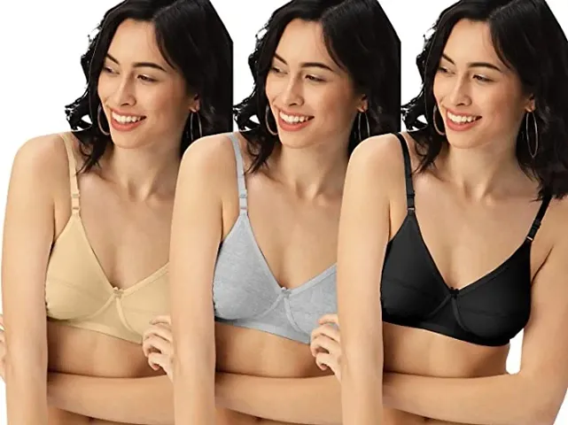 Cotton Spandex Basic Bras 