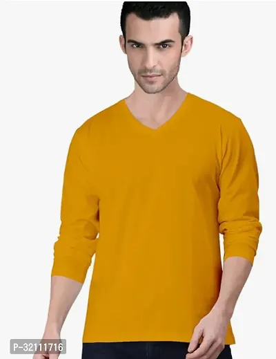 Men Slim Fit Round Neck T Shirt-thumb0