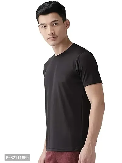 Slim Fit  T Shirt  Round Neck T Shirt-thumb0