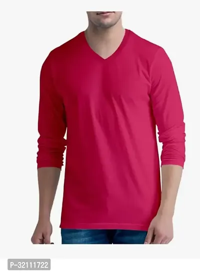 Slim Fit  T Shirt  Round Neck T Shirt-thumb0