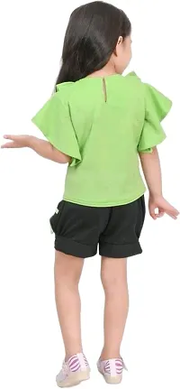 Fabulous  Green Top With Bottom Set For Girls-thumb1