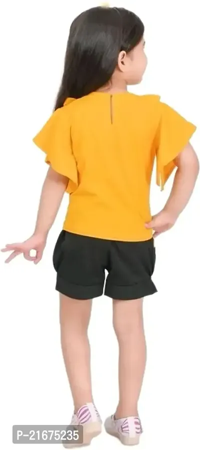 Fabulous  Yellow Top With Bottom Set For Girls-thumb2