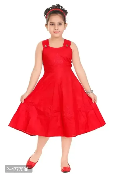 FANCY KIDS FROCK AND DRESSES (RED)-thumb0
