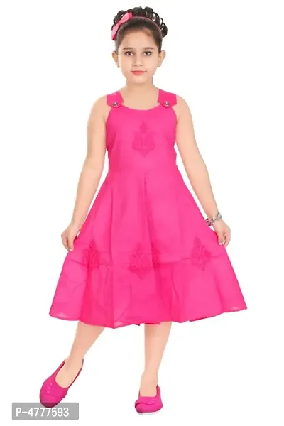 FANCY KIDS FROCK AND DRESSES (PINK)