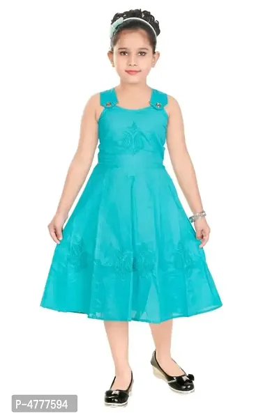 FANCY KIDS FROCK AND DRESSES (GREEN)