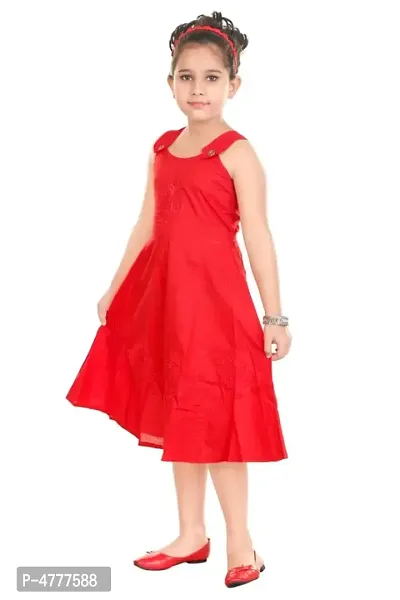 FANCY KIDS FROCK AND DRESSES (RED)-thumb3