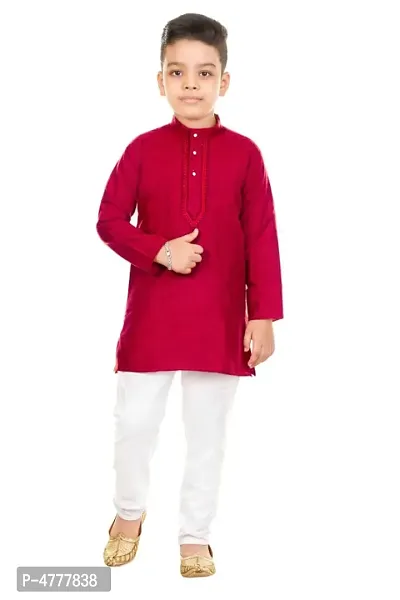 Kids Ethnic Wear Kurta Pajama For Boys-thumb0