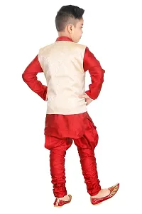 FASHION GARMENTS PRETTY COMFORTABLE Kids Silk-Cotton Blend Modi Jacket(modi-mrn)-thumb1