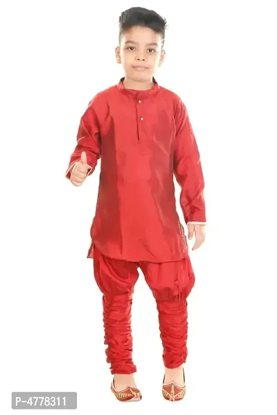 FASHION GARMENTS PRETTY COMFORTABLE Kids Silk-Cotton Blend Modi Jacket(modi-mrn)-thumb4