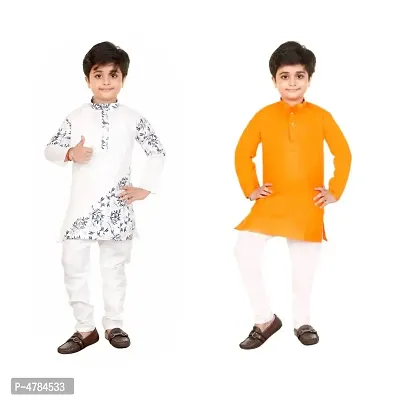 Kids Ethnic Wear Kurta Pajama For Boys-thumb0