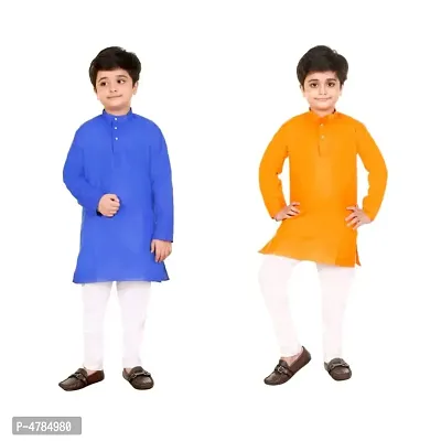 FASHION GARMENTS Boys Ethnic Wear Kurta Pyjama Set-thumb0