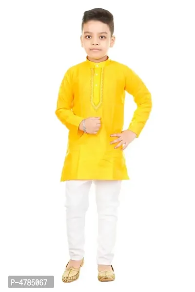 FASHION Boys Ethnic Wear Kurta Pyjama Jacket Set-thumb4