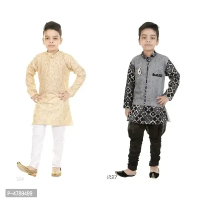 Fashion GARMENTS Fancy Cotton Comfortable Boys Kurta Payjama Set For Your Prince